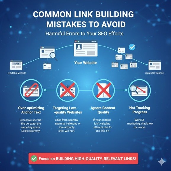Things to avoid in link building