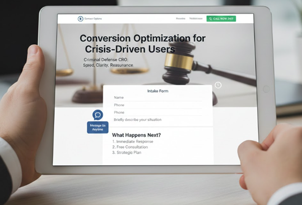 Conversion Optimization for Crisis-Driven Users