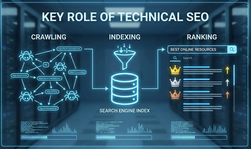 Crawling, Indexing, Ranking Key Role of Technical SEO