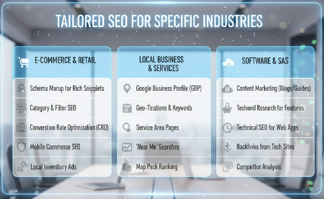Tailored SEO for Specific Industries