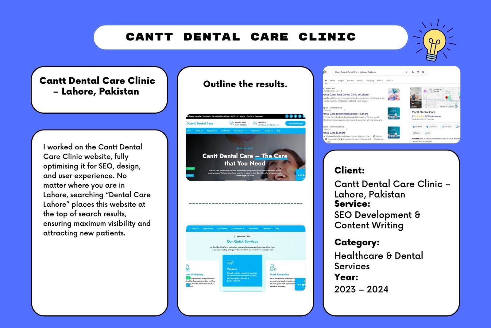 Cantt Dental Care Services in Pakistan